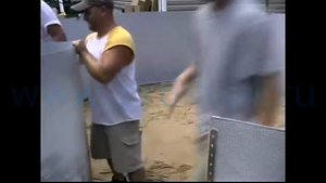 Atlantic Pool   пошаговая инструкция монтажа овального бассейна