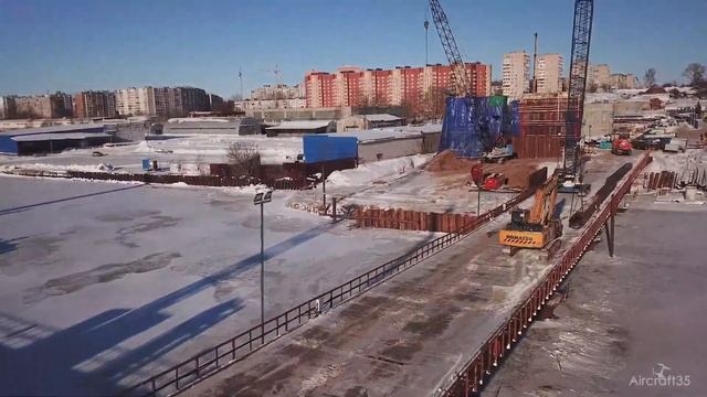Новый мост Череповец аэросъемка Aircraft35 смотреть онлайн