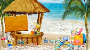 ФУТАЖ ЛЕТНИЙ для текста. МОРЕ, ПЛЯЖ. FOOTAGE SUMMER HD.