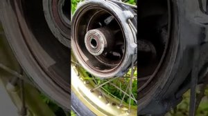 Honda Transalp XL600V wheels removal and refit (new tyres)