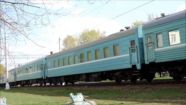ЧС2К 859 с поездом Караганда - Москва