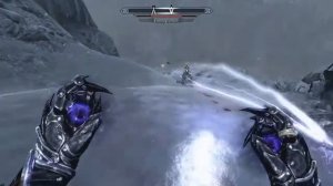 Weird Ebony Warrior Experience (Skyrim)