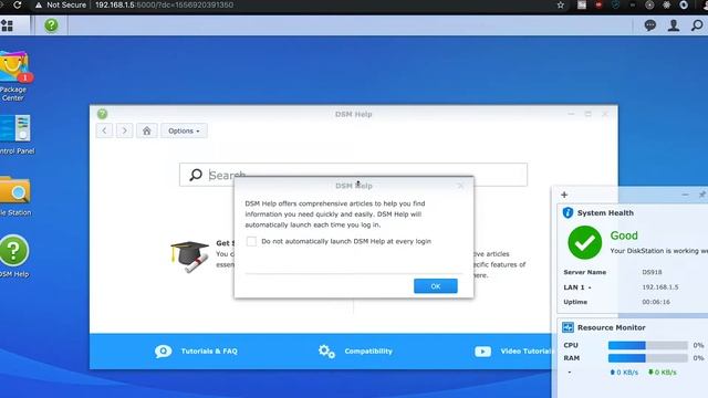 Synology DS918+ DSM Installation / Setup смотреть онлайн