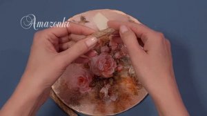 DIY?Чудесный поднос из джута для моей свекрови?Корзина из джутового каната