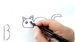 Рисунок из цифры 13, Кошка