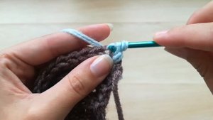 Обработка планки крючком.
