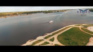 Стрелка и Волжская набережная города Ярославль | Arrow and the Volga embankment in Yaroslavl