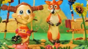 Колобок Аудио сказка дети видео песенки для детей Kolobok  Russian Kids Stories.