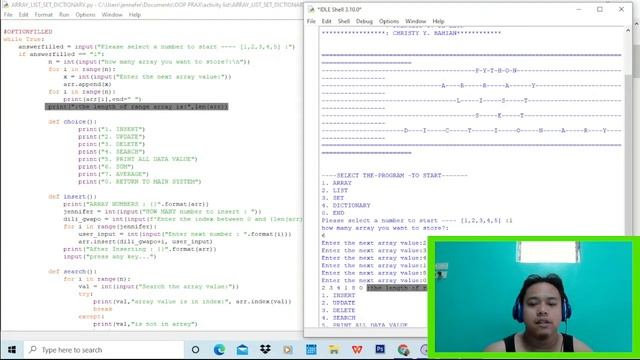 ARRAY - ADD AND INSERT NUMBERS IN PYTHON смотреть онлайн