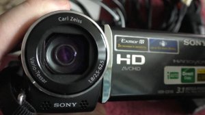 Видеокамера Sony HDR CX110E и Широкоугольный обьектив SONY VCL-HG0730A