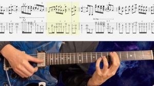 Steve Vai - Tender Surrender #1-1【Bpm=30~44 + TAB】