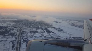 посадка в Архангельске Талаги аэропорта/ Landing in Arkhangelsk Talagi Airport