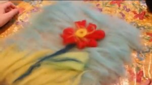 Мастер-класс "Картина из шерсти". Валяние из шерсти. Pictures of wool. Felting wool