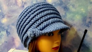 Кепочка крючком для начинающих. Подробное видео.