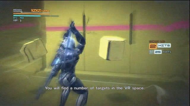 Metal Gear Rising: Revengeance - Tutorial Blade Mode