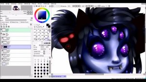 [SPEEDPAINT] Muffet Desktop-background -UNDERTALE