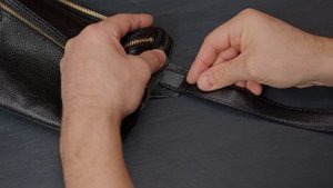 Сумка из кожи на пояс Модель 5 МИНИ