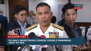 PH Navy: We monitor Chinese vessels swarming West PH Sea every now and then | ANC