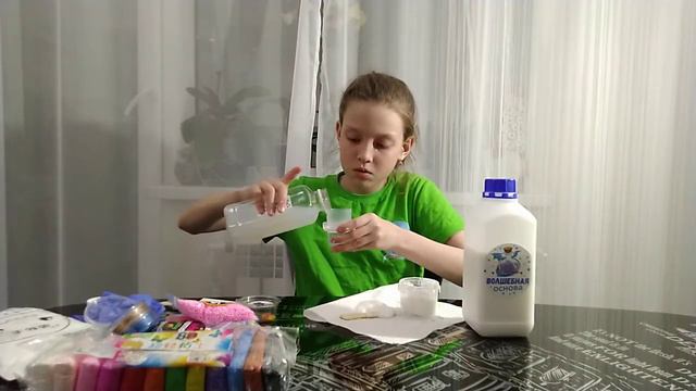 Слайм своим руками из набора купленного на Wildberries смотреть онлайн