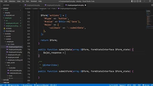Ajax form in Drupal 9 | Drupal 8 | Drupal 10