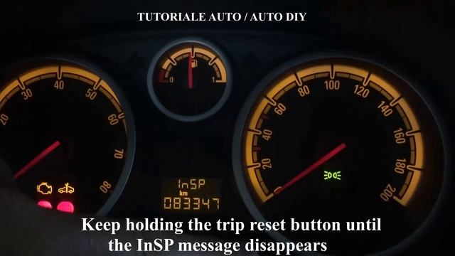 Opel Vauxhall Corsa D Reset Service InSP Interval смотреть онлайн