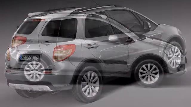 3D Model Suzuki SX4 2010 3D Model at 3DExport.com смотреть онлайн