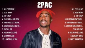 2Pac Greatest Hits 2024 Collection   Top 10 Hits Playlist Of All Time