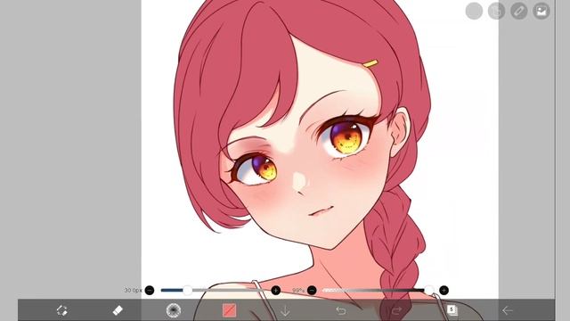 【Ibis Paint】Speedpaint Anime Girl | Ibis Paint X Tutorial смотреть онлайн