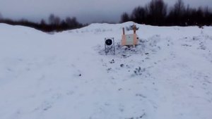ВПО222 9,6*53 ланкастер & Сайга МК 03 223 ( отстрел на 150 м )