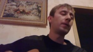 Падает снег, замело пути дороги. Под гитару