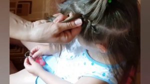 Прическа доя девочек. Прическа в школу. Прическа в садик. Прическа в жаркую погоду.