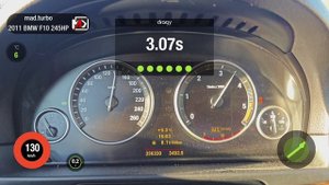 BMW F10 530D - STAGE 1 302HP 650NM - DRAGY | 0 - 100 KM/H | 1/4 MILE | 100 - 200 KM/H |