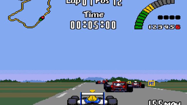 Nigel Mansell's World Championship [Sega Mega Drive] | [4K]