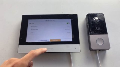 Подключение и настройка IP видеодомофона Hikvision Hiwatch - Схема подключения домофона с замком