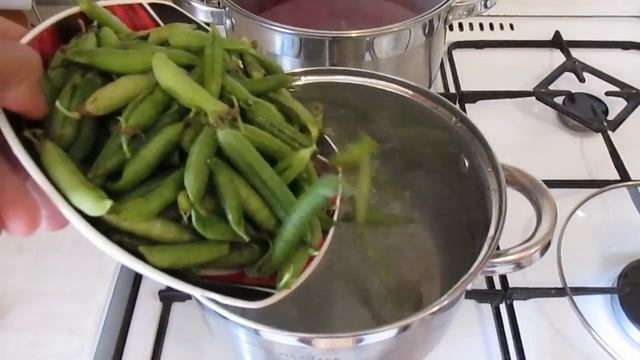 Вареный горох в стручках - простой рецепт
