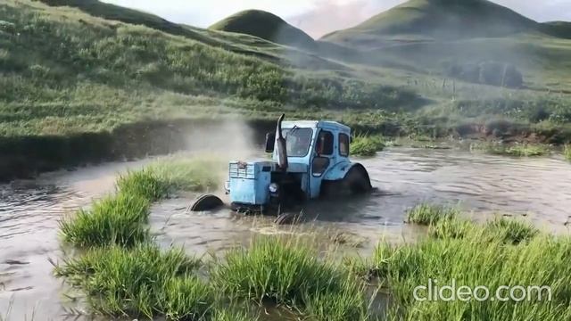 ШОК! Мутные Замуты тестируют свой трактор на проходимость! Часть 2