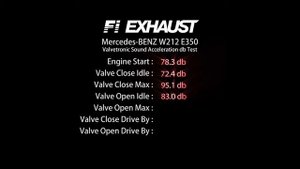 Mercedes E350 W212 звук выхлопа, sound, exchaust