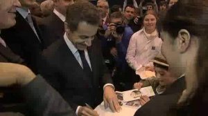 Sarkozy salon agriculture 2 flatte vache