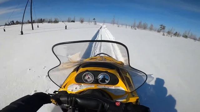 Покатушки на BRP Ski-Doo Scandic V-800 смотреть онлайн
