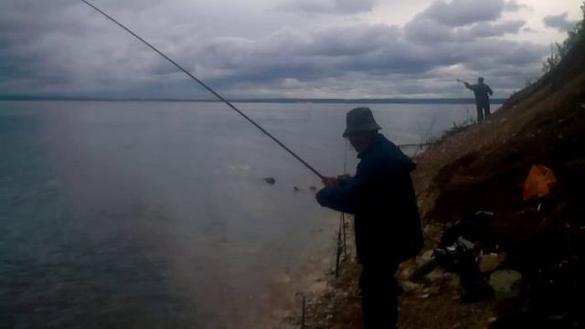 Заброс аля Д"Артаньян. Рыбалка на реке Волге на фидер, видео. смотреть онлайн