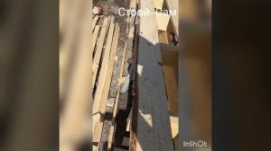 Навес из цементноазбестовых труб часть 7