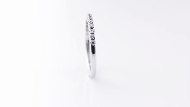 Ladies 18ct White Gold Half Set Brilliant Round Cut Diamond Wedding Ring G SI 0.25ct 006WGHETSIa смотреть онлайн