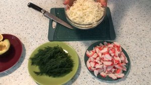 Все будут Просить этот Рецепт! Салат с авокадо и крабовыми палочками! / Avocado salad!