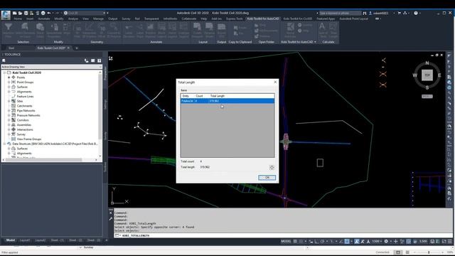 AutoCAD Total Length - Kobi Toolkit смотреть онлайн
