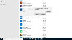 How to Uninstall VirtualBox in Windows 10