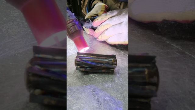 Сварка лопаток толщиной 1мм Аргоном) #tig #сварка #welden #сваркааргоном #weldernation #нержавейка
