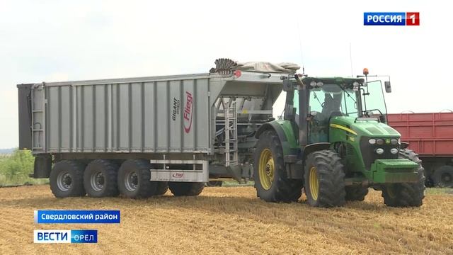 Орловщина держит курс на новый рекордный урожай пшеницы