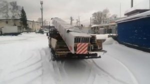 Везу деревянные балки перекрытий длинной 8,5 метров , вес примерно 1,3 тонны