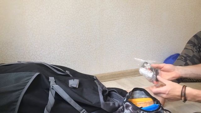 Обзор туристического рюкзака. Содержимое рюкзака.