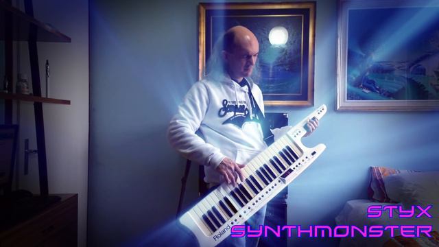 J.S. Bach Arioso Cantabile Symphony BWV 156 on Keytar Roland AX 7 смотреть онлайн